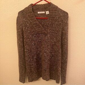 Liz Claiborne Long Sleeve V-Neck Sweater